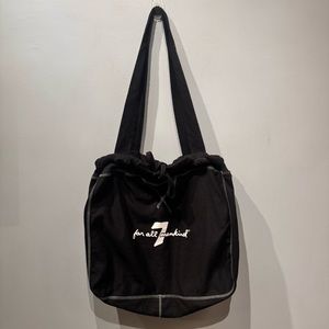 🔴 3/$15! NWOT 7 For All Mankind Drawstring Tote Bag